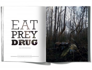 Photographies de Paul Kwiatkowski, Eat Prey Drug
