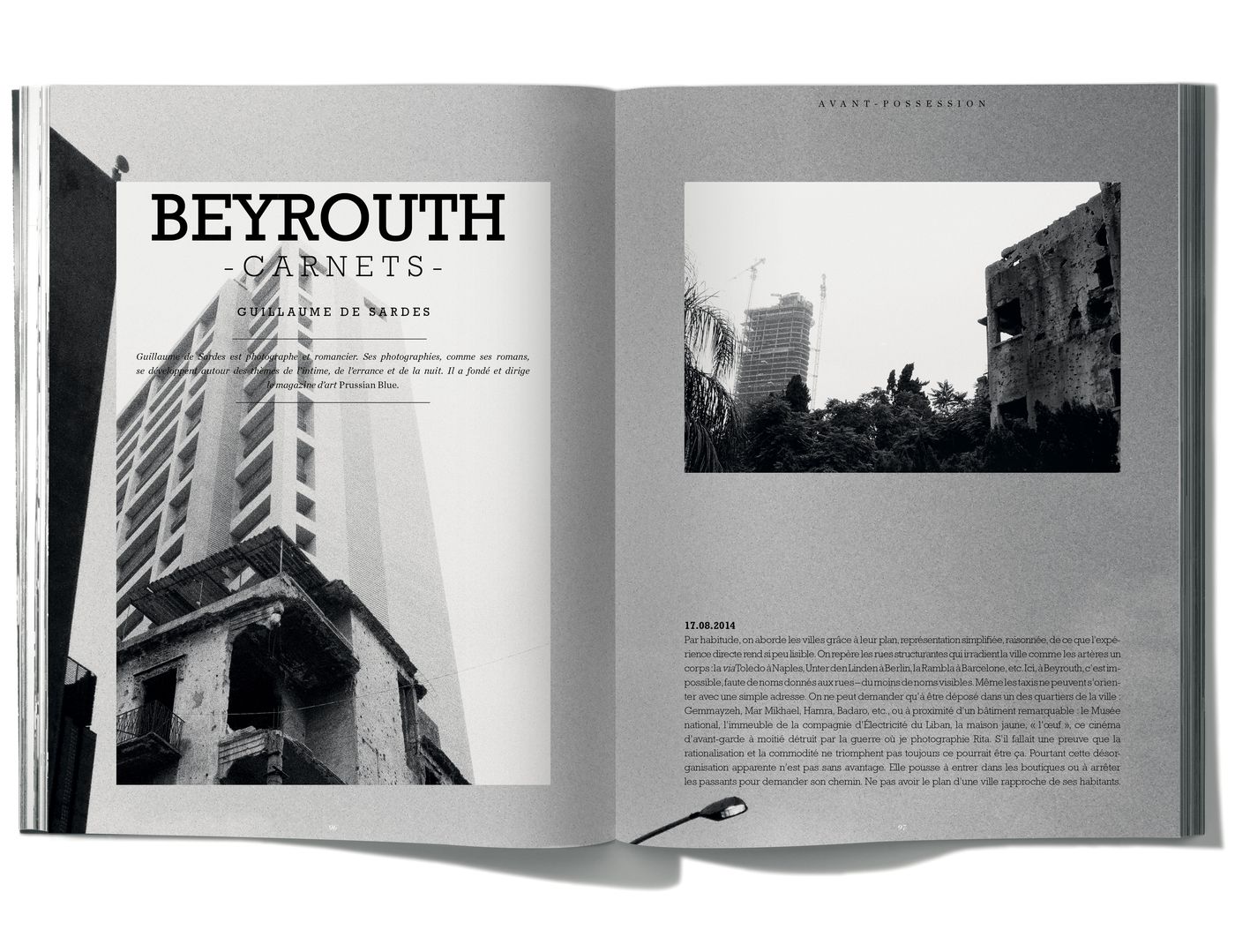 Texte et photographies de Guillaume de Sardes, Beyrouth - Carnets -