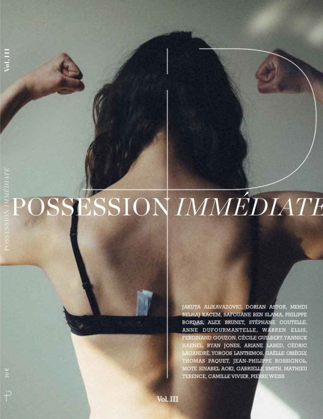 Possession Immédiate, volume 3. Couverture : Ariane Labed par Yorgos Lanthimos