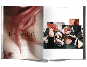 Photographies de Alex Brunet, avec Marisssa Séraphin,La Rouge