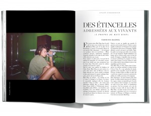 Texte de Yannick Haenel, Des étincelles adressées aux vivants (à propos de Mati Diop)