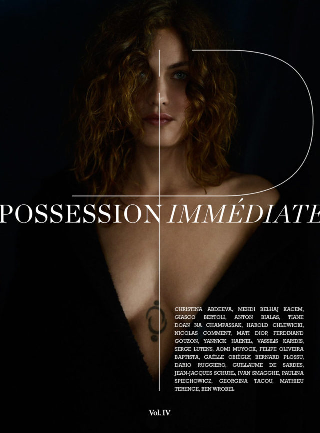 Possession Immédiate Volume 4, couverture , Aomi Muyock photographiée par Giasco Bertoli