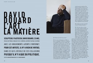 Possession Immédiate Volume 5 - Entretien de John Jefferson Selve avec David Douard, L’art, La matière