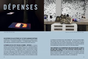 Exposition Dépenses à Labanque de Béthune, avec Léa Bismuth, Anne-lise Broyer et Yannick Haenel
