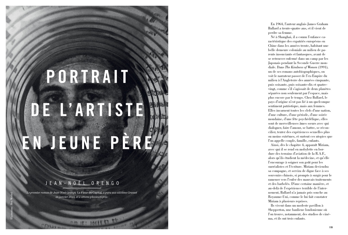 Texte de Jean-Noël Orengo, Portrait de l’artiste en jeune père
