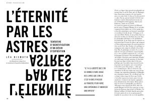 Texte de Léa Bismuth, L’éternité par les astres